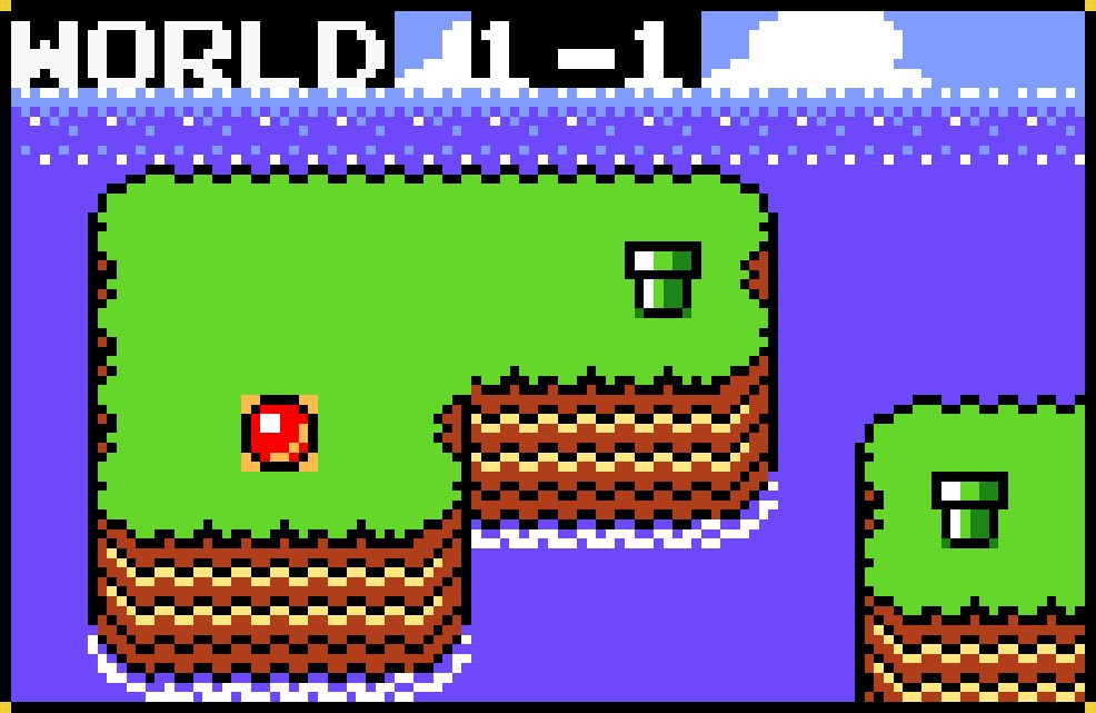 Super Mario Bros Deluxe World Map Epic | World Map Builder
